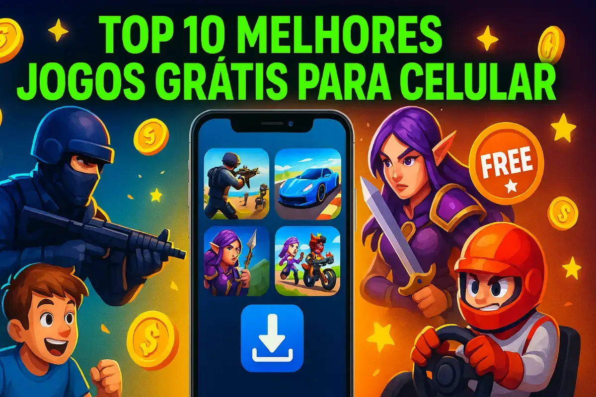 Top 10 melhores jogos grátis para celular