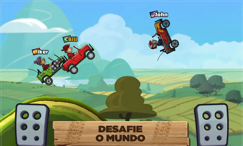 Jogos Grátis para Celular Hill Climb Racing 2