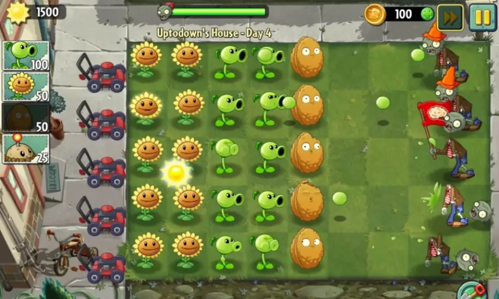 Jogos para Android Plants vs. Zombies 2