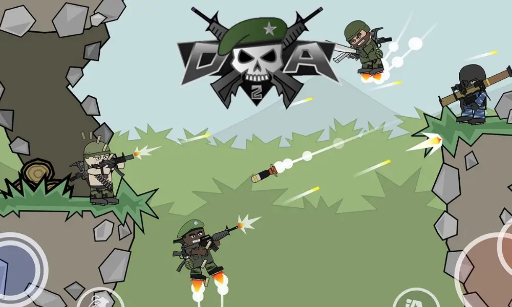 Jogos leves para celular Mini Militia (Doodle Army 2)