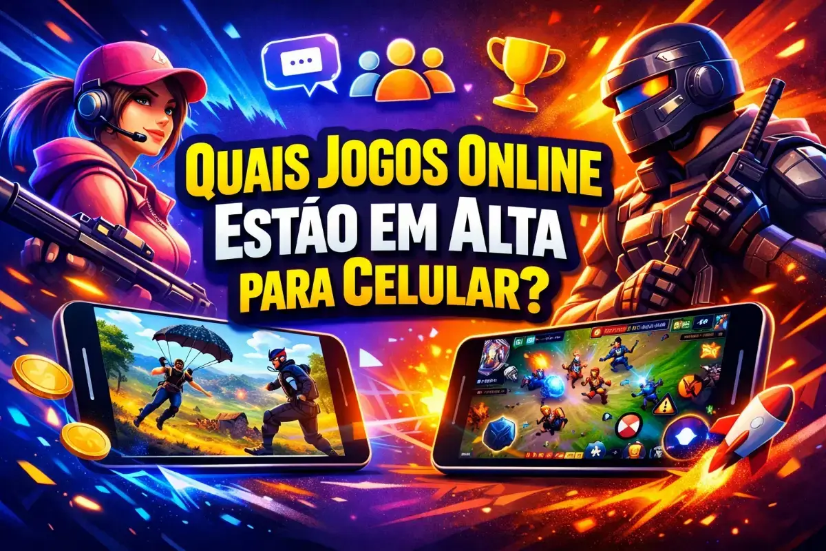 Quais jogos online estão em alta para celular?