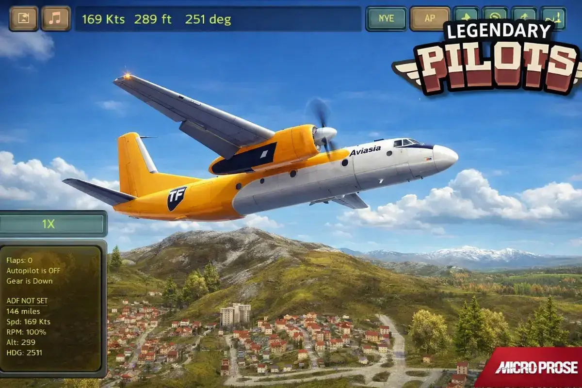 Legendary Pilots chega ao Android com voo retrô gratuito