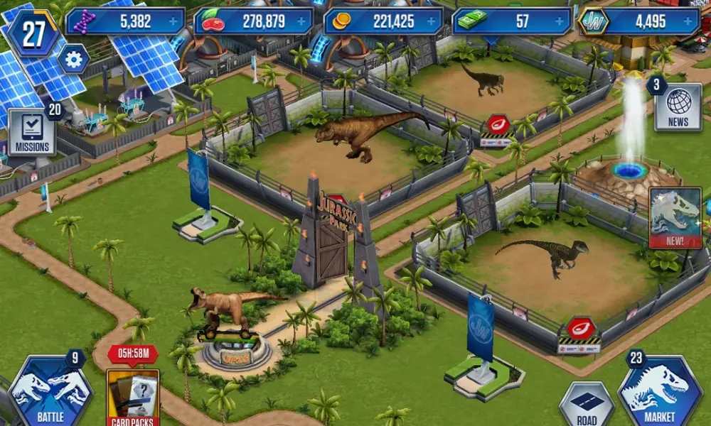 Melhores Jogos para Iphone Jurassic World: The Game