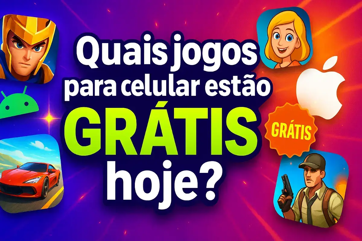 Quais jogos para celular estão grátis hoje?