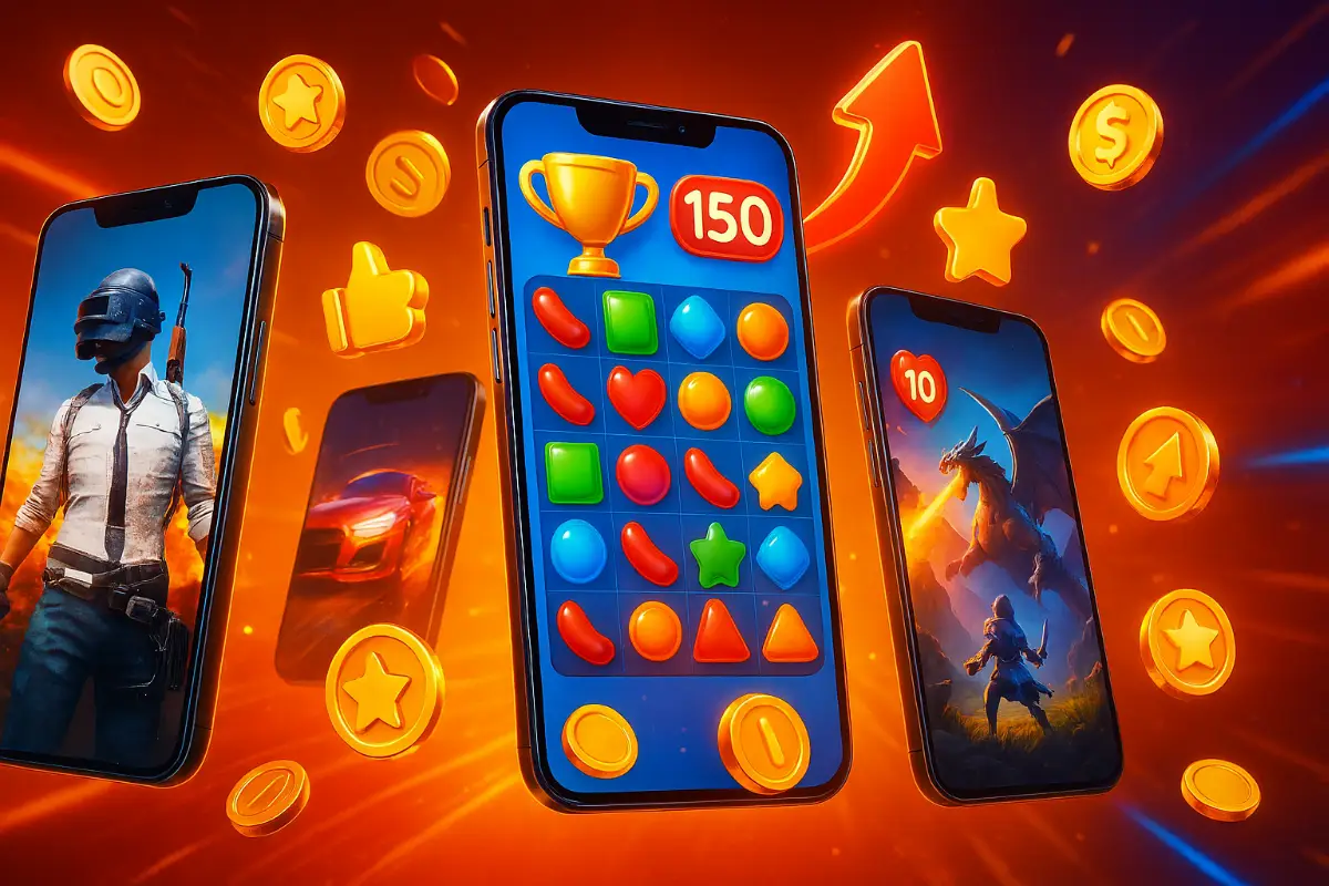 Quais são os 10 jogos mais vendidos para celular?