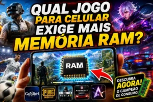 Qual jogo para celular exige mais memória RAM?