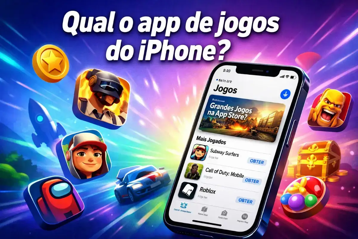 Qual o app de jogos do iPhone?