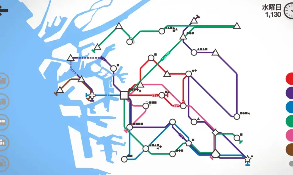 Jogos para iOS para jogar sem internet: Mini Metro