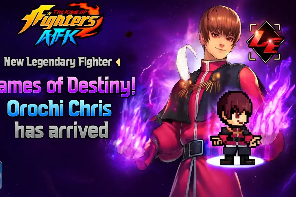 The King of Fighters AFK lança Orochi Chris como novidade de 2026