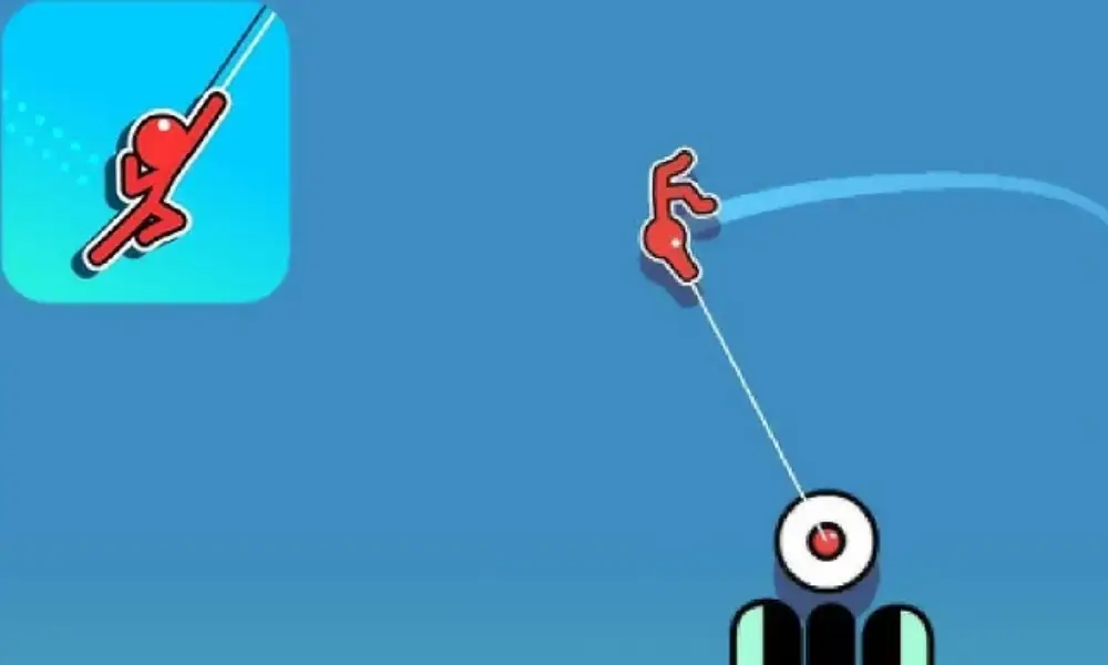 Jogos leves para android: Stickman Hook
