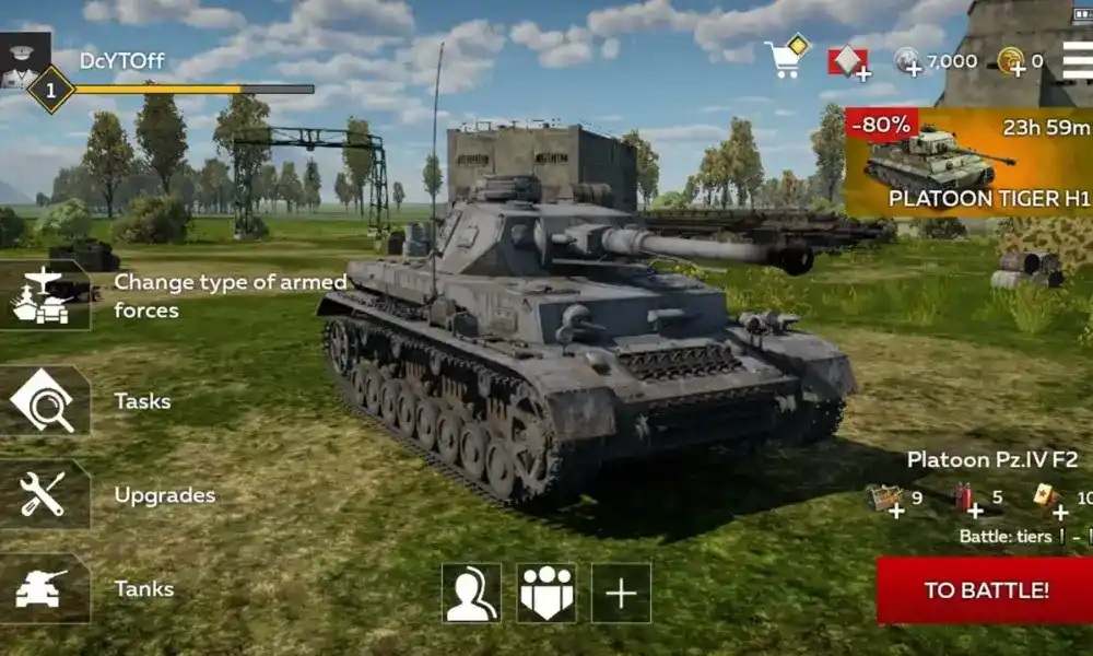 Jogos realistas para celular: War Thunder