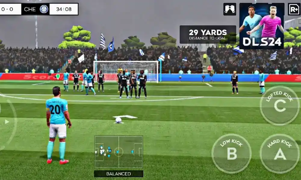 Melhor jogo de futebol para celular com times brasileiros: Dream League Soccer 2024