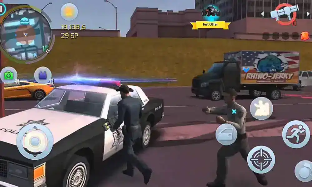 Melhores jogos de policiais para celular: Gangstar Vegas