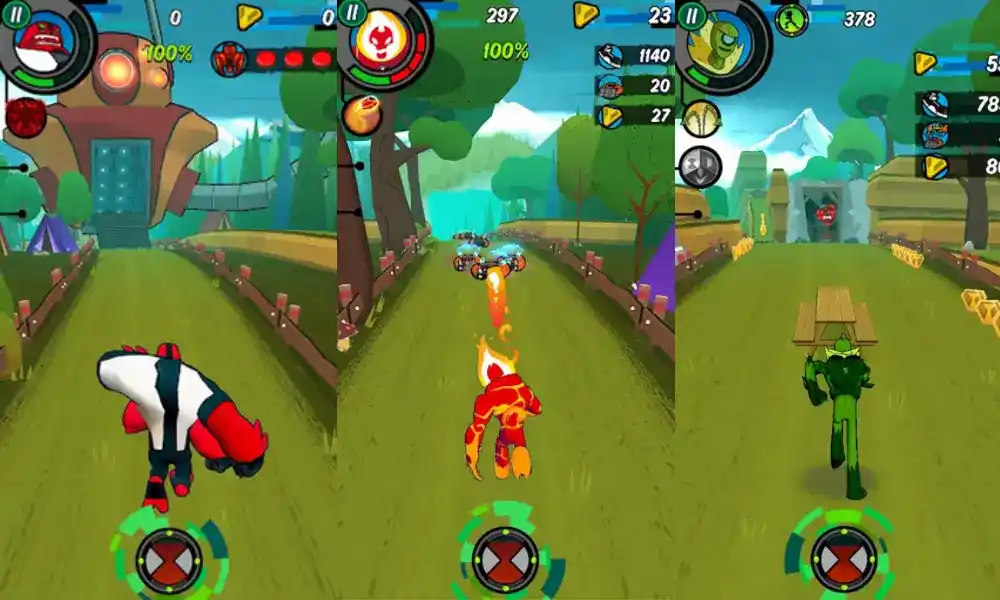 Melhor jogo do Ben 10 para celular: Ben 10: Up to Speed