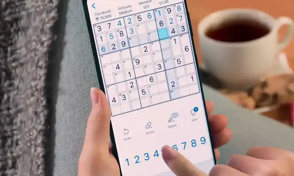 Melhor jogo para idoso no celular: Sudoku