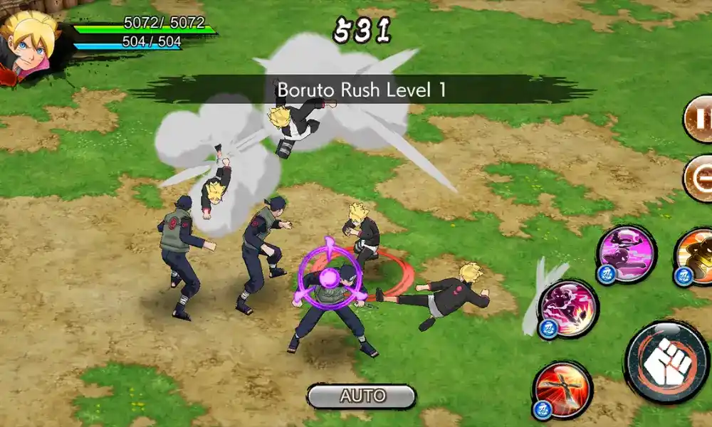 Melhores jogos de animes para celular: Naruto X Boruto Ninja Voltage