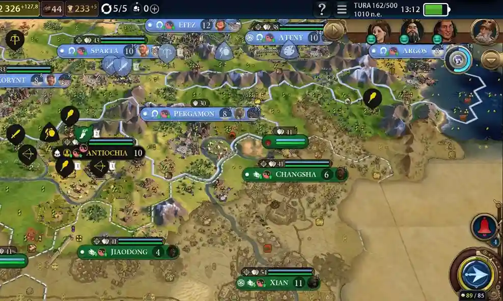 Melhores jogos de estratégia para celular: Civilization VI