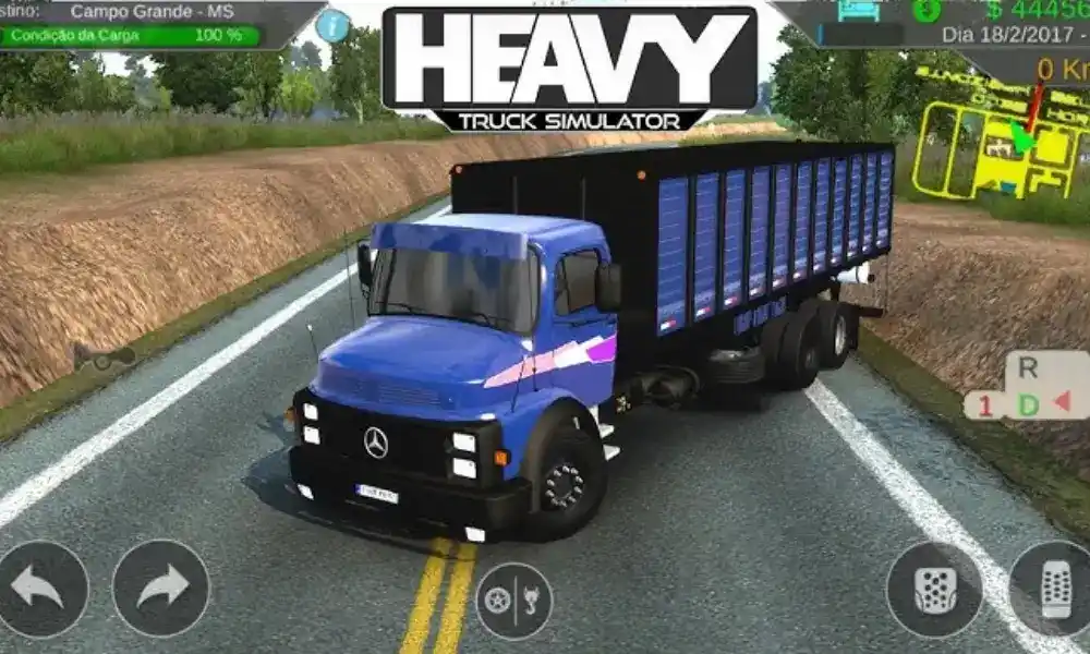 Melhores jogos de caminhão para celular: Heavy Truck Simulator