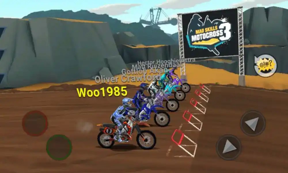 Melhores jogos de moto para celular: Mad Skills Motocross 3