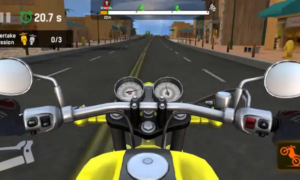 Melhores jogos de moto para celular: Moto Rider GO